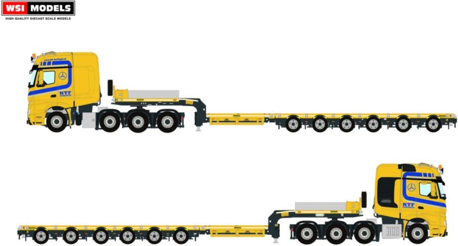 Mercedes Benz Actros MP4 SLT Giga Space 8X4 Low Loader 6